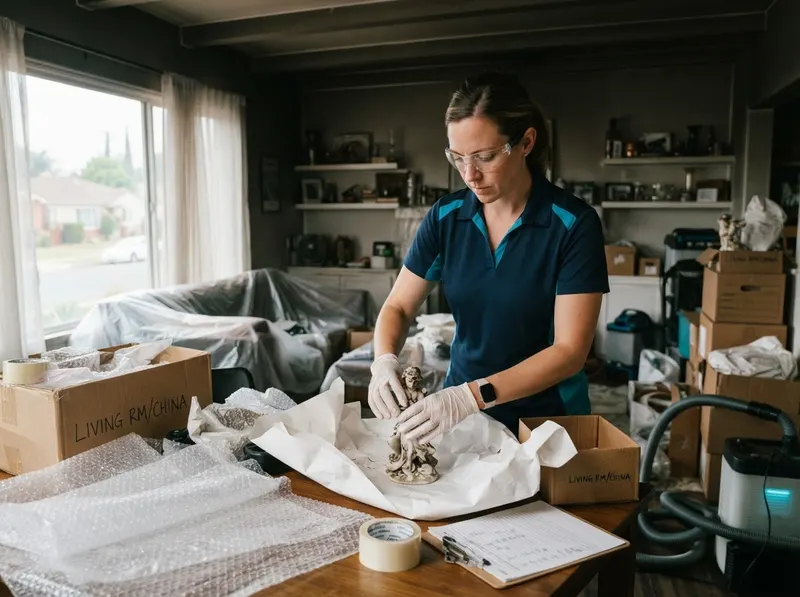 Contents Pack-Out & Off-Site Cleaning in los angeles, CA