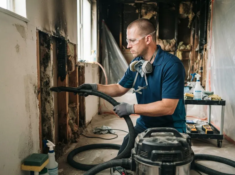 Secondary Mold Remediation After Fire Suppression in los angeles, CA